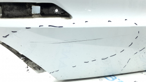 Bare rear bumper for Audi A4 B9 17-19 S-Line, for 4 parking sensors, with central mount, without plug, graphite, dents, scratches, broken mounts