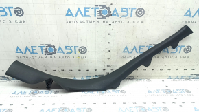 Audi A4 B9 17-25 black, scratched inner rear right door sill trim