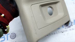 Audi A4 B9 17-25 rear center console trim, beige, for cigarette lighter, 2 pieces, for cleaning