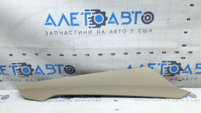 Upper right center console trim for Audi A4 B9 17-25 beige