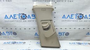 Left center pillar trim, upper belt, Audi A4 B9 17-17, beige, dry-cleanable