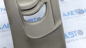 Left center pillar trim, upper belt, Audi A4 B9 17-17, beige, dry-cleanable