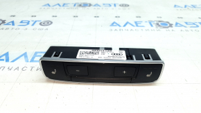 Audi A4 B9 17-25 rear climate control with heated seats, scratches on the glass