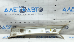 Audi A4 B9 17-17 beige front pillar trim, Bang & Olufsen, needs cleaning, scratches