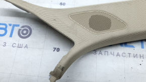 Audi A4 B9 17-17 beige front pillar trim, Bang & Olufsen, needs cleaning, scratches