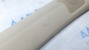 Audi A4 B9 17-17 beige front pillar trim, Bang & Olufsen, needs cleaning, scratches