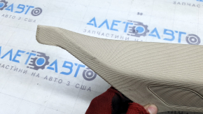 Audi A4 B9 17-17 beige front pillar trim, Bang & Olufsen, needs cleaning, scratches