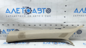 Upper left front pillar trim for Audi A4 B9 17-17 beige, Bang and Olufsen, needs cleaning, scratches