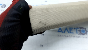 Upper left front pillar trim for Audi A4 B9 17-17 beige, Bang and Olufsen, needs cleaning, scratches