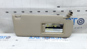 Right sun visor for Audi A4 B9 17-25, beige, without hook, for cleaning