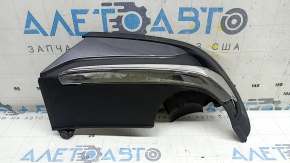 Right muffler cap for Honda Accord 18-22 hybrid with chrome, graphite insert, with chrome