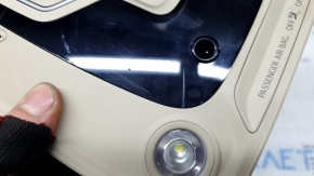 Front headlight assembly for Audi A4 B9 17-19, gray, under the sunroof, scratched, cracked