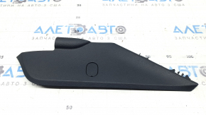 Front left center console trim for Audi A4 B9 17-25, gray, with plug