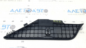 Front left center console trim for Audi A4 B9 17-25, gray, with plug