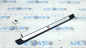 Audi A4 B9 17-20 S-Line exterior door sill trim, front left, with backlight, scratches