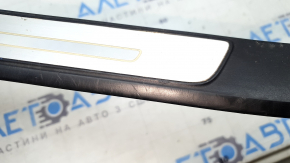 Audi A4 B9 17-20 S-Line exterior door sill trim, front left, with backlight, scratches