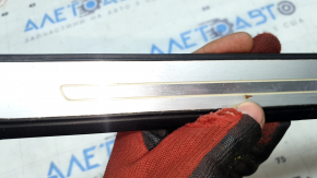 Audi A4 B9 17-20 S-Line exterior door sill trim, front left, with backlight, scratches