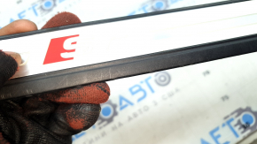 Audi A4 B9 17-20 S-Line outer door sill trim, front right, with backlight, scratches, dents
