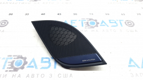 Right dashboard speaker grille for Audi A4 B9 17-20 gray, Bang & Olufsen, 2 parts, broken mount