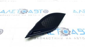 Left front panel trim for speakers, Audi A4 B9 17-20, gray, Bang & Olufsen, 2 pieces, broken mount