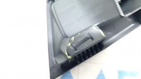 The front panel center trim for the Audi A4 B9 17-20 speakers is gray, with a mesh, the fasteners are broken.