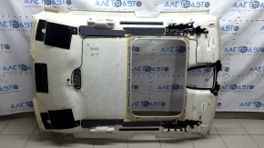 The headliner of the Audi A4 B9 17-17 is black, under the sunroof, and has peeled off.