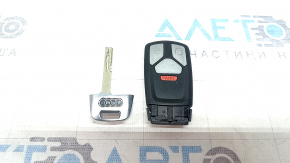 Smart key for Audi A4 B9 17-21 type 1, 4 buttons, no cover, worn, scratches, nicks