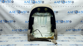 Audi A4 B9 17-19 driver's seat back upholstery, beige leather, heated, ready to clean