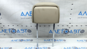 Front left headrest for Audi A4 B9 17-18, beige leather, for cleaning