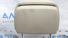 Front left headrest for Audi A4 B9 17-18, beige leather, for cleaning