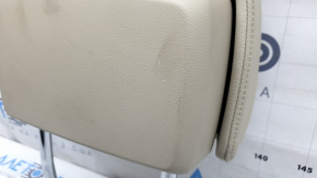 Front left headrest for Audi A4 B9 17-18, beige leather, for cleaning