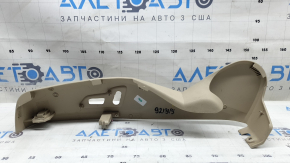 Right side passenger seat trim for Audi A4 B9 17-25, beige, scratches