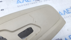 Right side passenger seat trim for Audi A4 B9 17-25, beige, scratches