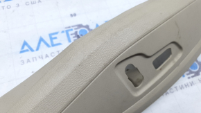 Right side passenger seat trim for Audi A4 B9 17-25, beige, scratches