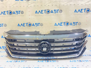 Radiator grill assembly VW Passat 20-22 chrome with black