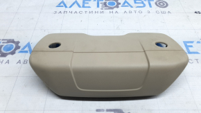 Upper driver's seat backrest trim for Audi A4 B9 17-25, beige, for cleaning