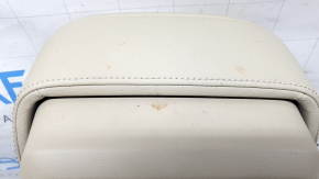 Front right headrest for Audi A4 B9 17-18, leather, beige, for cleaning