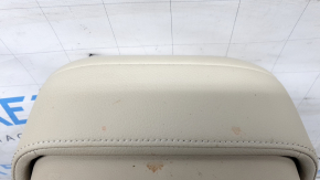 Front right headrest for Audi A4 B9 17-18, leather, beige, for cleaning