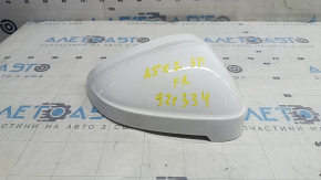 Right side mirror cover for Audi A5 F5 18-25 with BSM, white, broken mount
