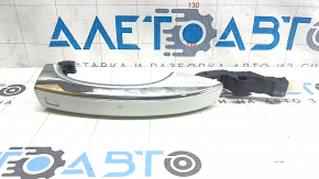 External rear right door handle assembly for Audi A6 C7 12-18, keyless, with backlight, chrome
