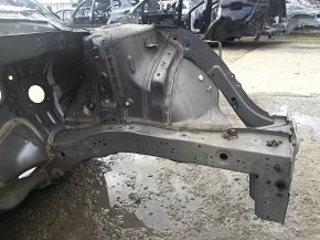 Front left quarter panel of Honda Accord 18-22 hybrid, on the body, graphite, butt