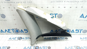 Right rear window trim for Audi A6 C7 12-18, gray, needs cleaning, fasteners are soldered off