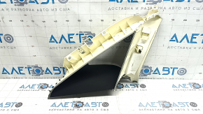 Right rear window trim for Audi A6 C7 12-18, gray, needs cleaning, fasteners are soldered off