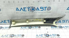 Upper right front pillar trim for Audi A6 C7 16-18 rest, gray, cracked, needs dry cleaning, scratches