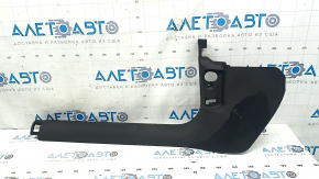 Inner front left door sill trim for Audi A6 C7 12-18, black, scratches