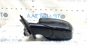 Left side mirror assembly for BMW 3 G20 19-26, 5-pin, turn signal, heated, auto-dimming, BSM, Shadow-Line, white