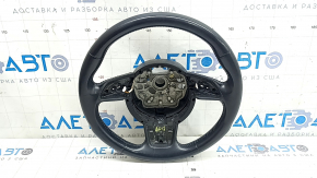 Audi A6 C7 12-18 steering wheel, black leather, with paddle shifters