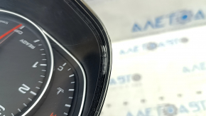 Audi A6 C7 16-18 instrument cluster without night vision and headlight projection, 143k, air leaks along the edge, scratches