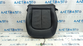 Audi A6 C7 12-18 passenger seat cushion upholstery, black leather, heated