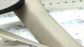 Right rear window trim panel for Audi A4 B9 18-25, beige, dry-cleanable